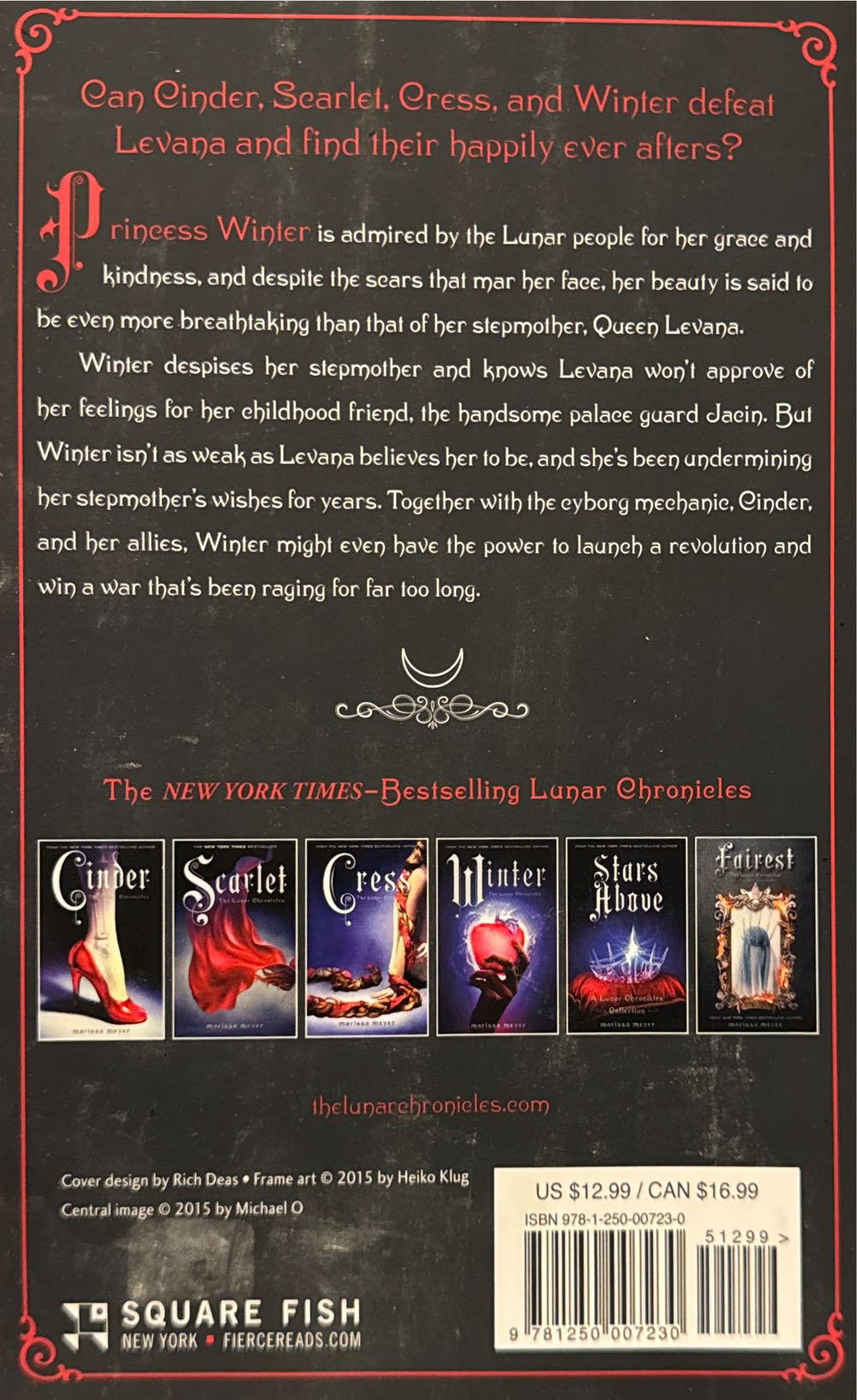 Winter - Marissa Meyer (Square Fish - Paperback) book collectible [Barcode 9781250007230] - Main Image 2