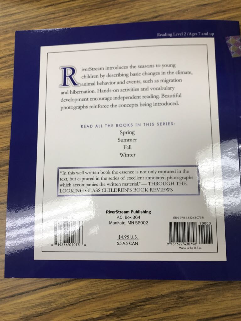 Winter  (The Creative Company - Paperback) book collectible [Barcode 9781583413654] - Main Image 2