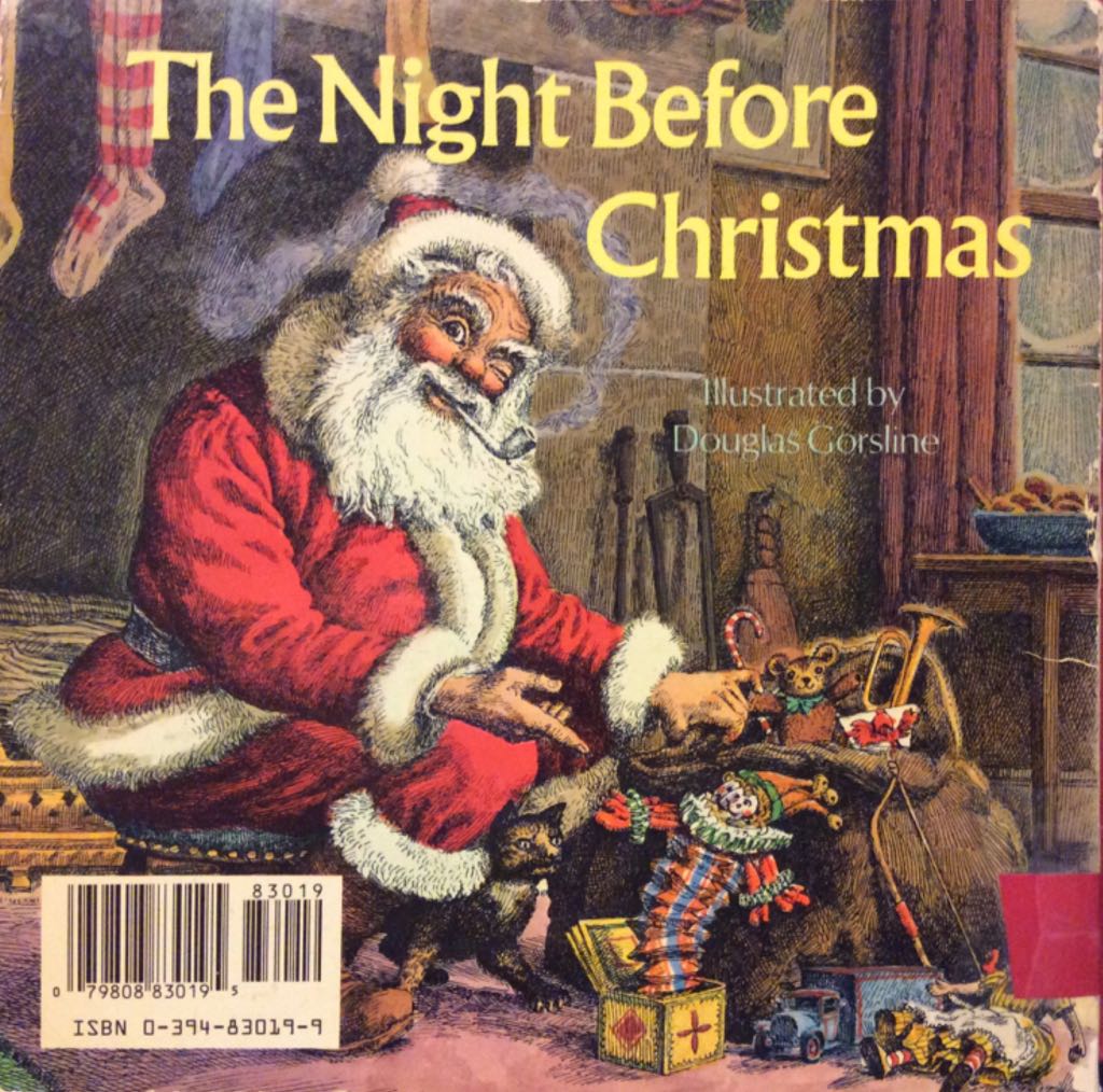The Night Before Christmas - Clement C. Moore (Random House, Inc - Paperback) book collectible [Barcode 9780394830193] - Main Image 2