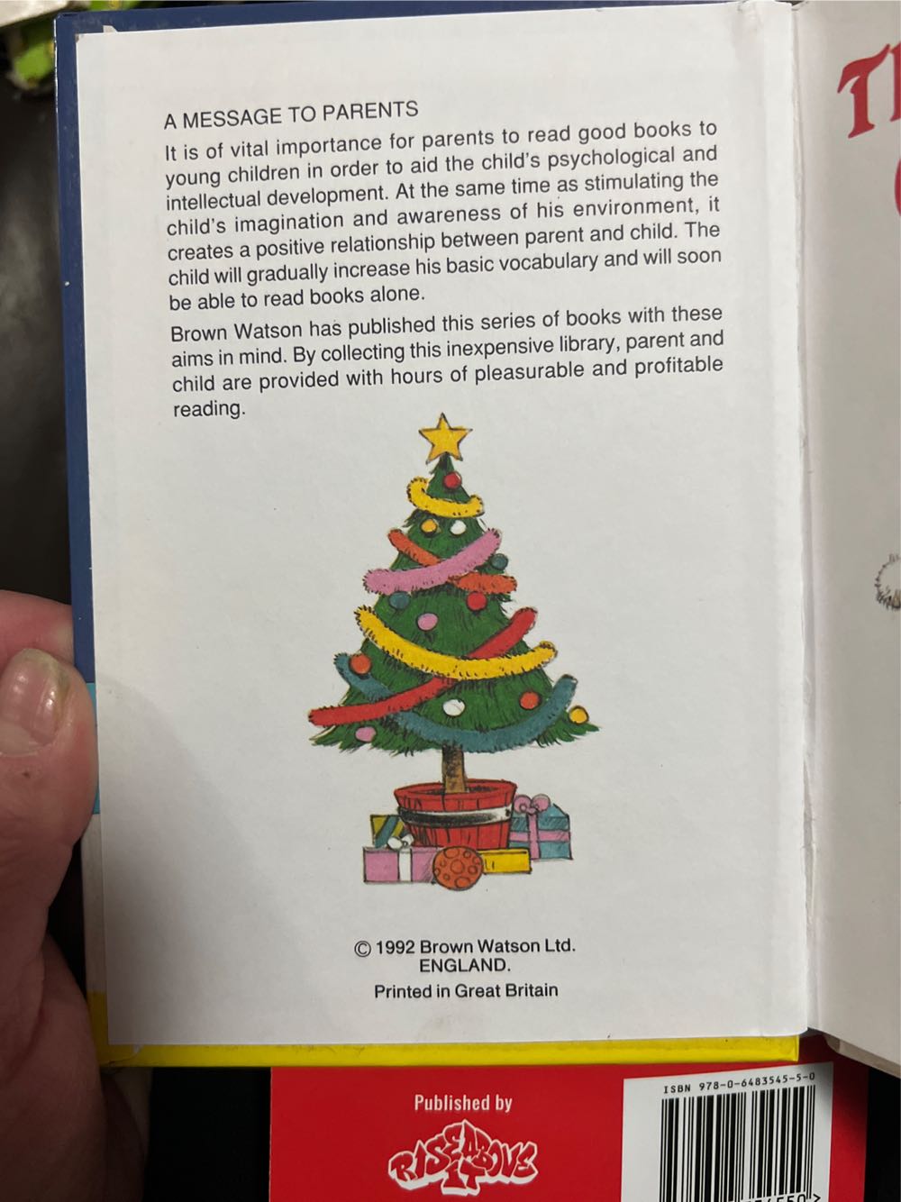 The Night Before Christmas - Clement C. Moore (Brown Watson - Hardcover) book collectible [Barcode 9780709708582] - Main Image 3