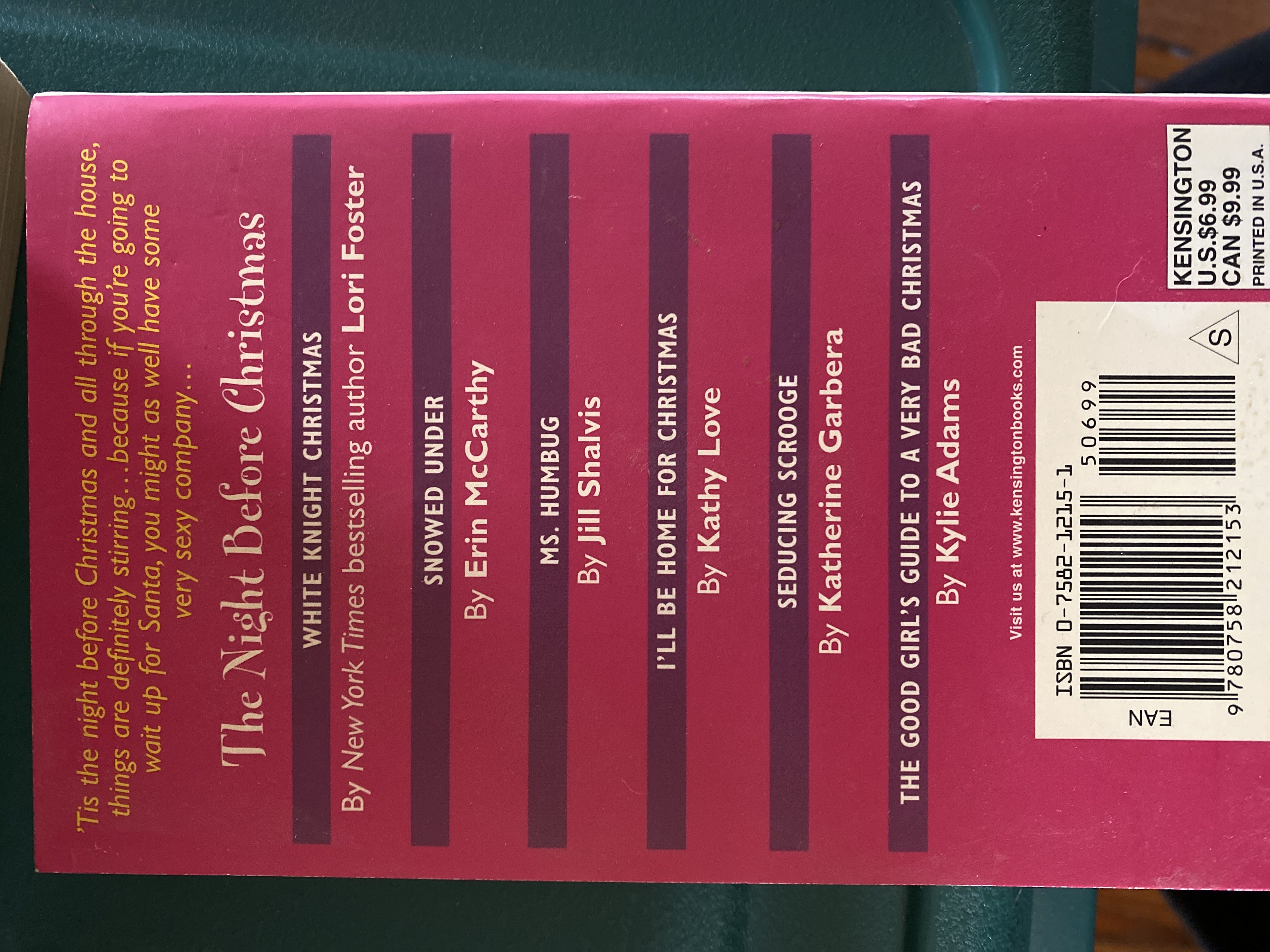 The Night Before Christmas - Clement Moore (Kensington Books - Paperback) book collectible [Barcode 9780758212153] - Main Image 2