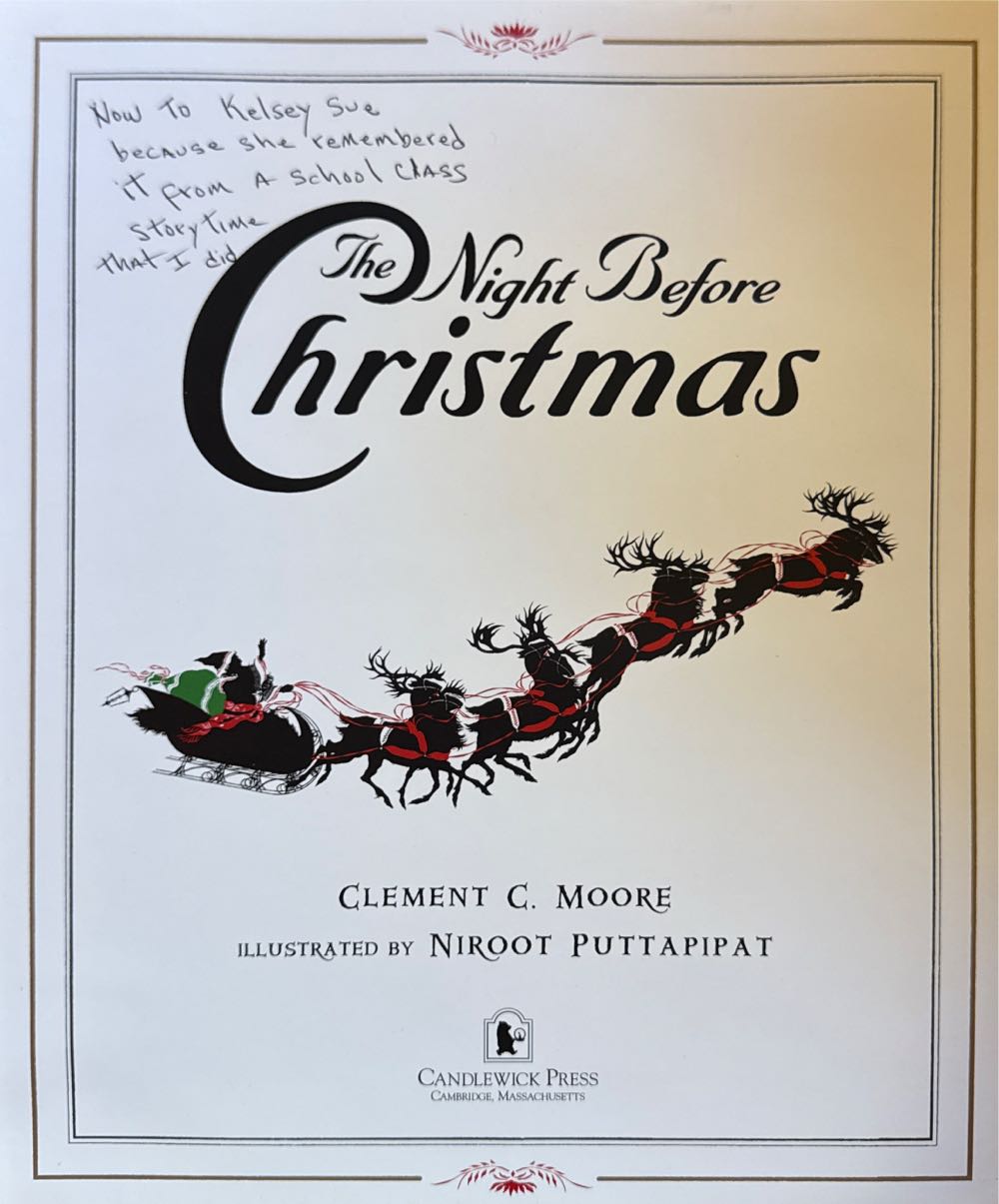 The Night Before Christmas - Niroot Puttapipat (Candlewick Press (MA) - Hardcover) book collectible [Barcode 9780763634698] - Main Image 2