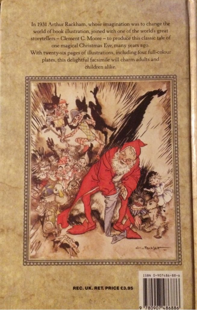 The Night Before Christmas - Clement C. Moore (Chancellor Press - Hardcover) book collectible [Barcode 9780907486886] - Main Image 2