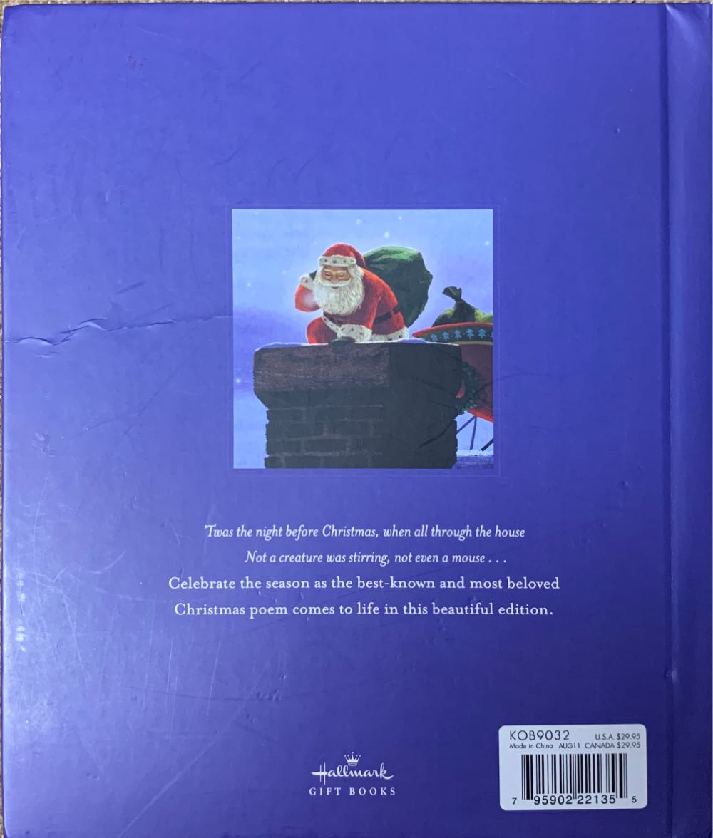 The Night Before Christmas - Clement C. Moore (Hallmark Gift Books - Hardcover) book collectible [Barcode 9781595304070] - Main Image 2