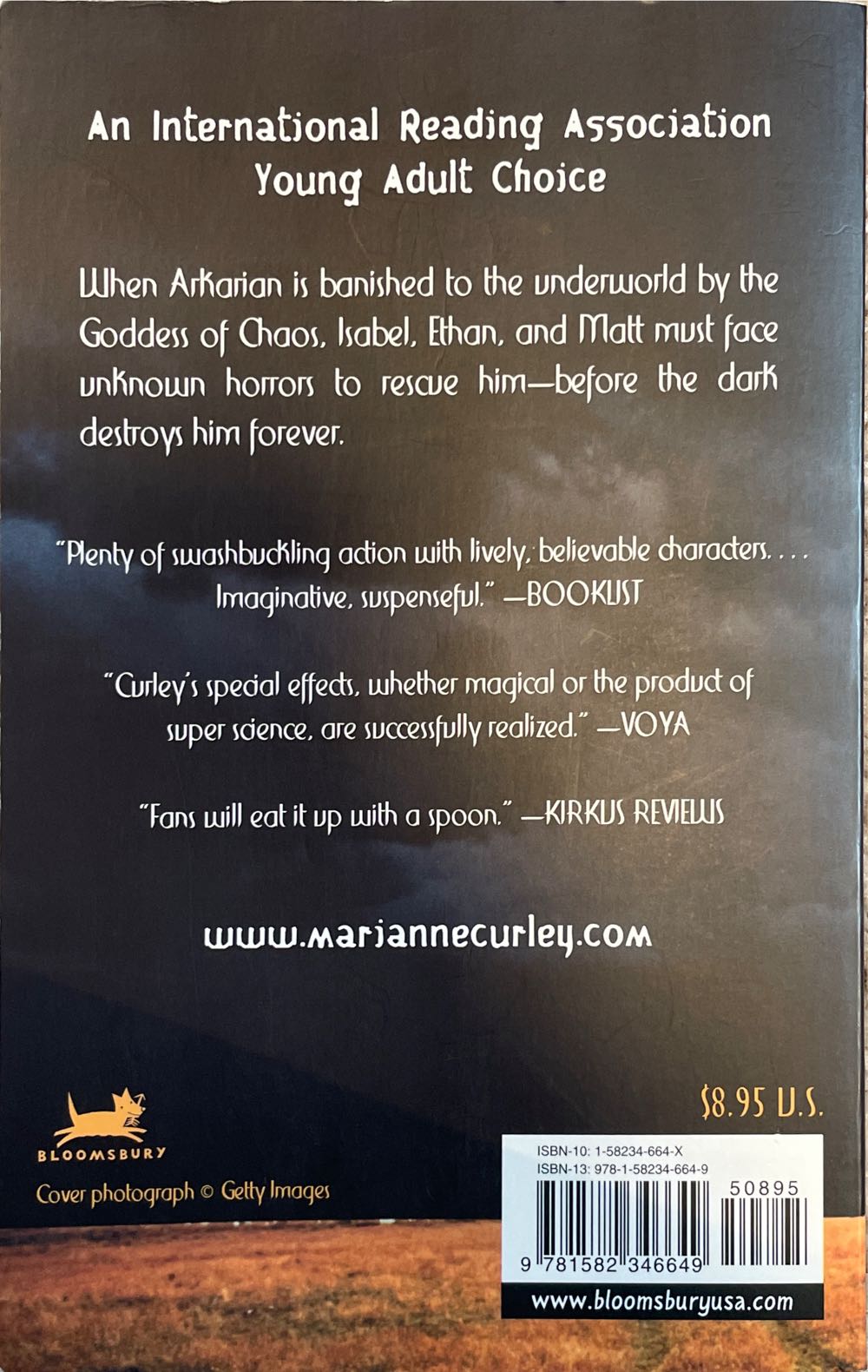 Dark, The - Marianne Curley (Bloomsbury USA Children’s Books - Paperback) book collectible [Barcode 9781582346649] - Main Image 2