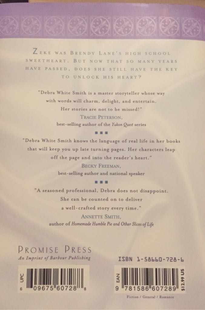 Key, The - Debra White Smith book collectible [Barcode 9781586607289] - Main Image 2