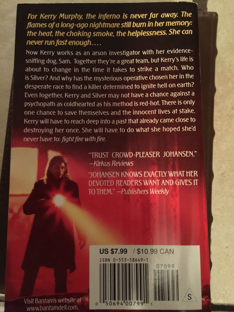 Firestorm - Iris Johansen (Bantam Books - Paperback) book collectible [Barcode 9780553586497] - Main Image 2