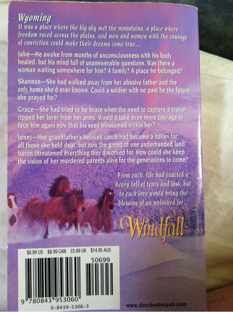 Windfall  (Dorchester Publishing Company Incorporated - Paperback) book collectible [Barcode 9780843953060] - Main Image 2