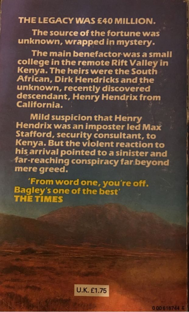 Windfall - Desmond Bagley (Fontana / Collins - Paperback) book collectible - Main Image 2