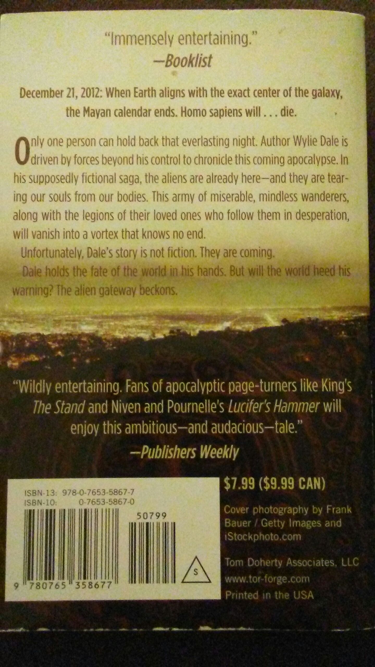 2012 - Whitley Strieber (Tor Books - Paperback) book collectible - Main Image 2