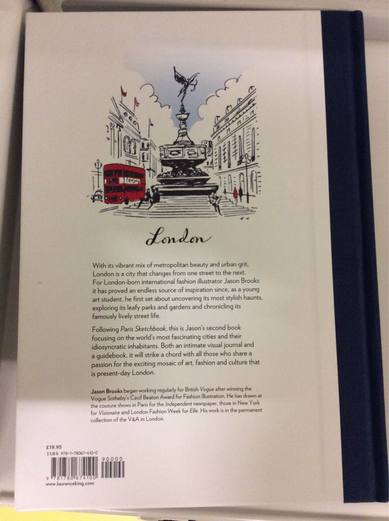 London Sketchbook - Jason Brooks (Laurence King Publishing - Hardcover) book collectible [Barcode 9781780674100] - Main Image 2