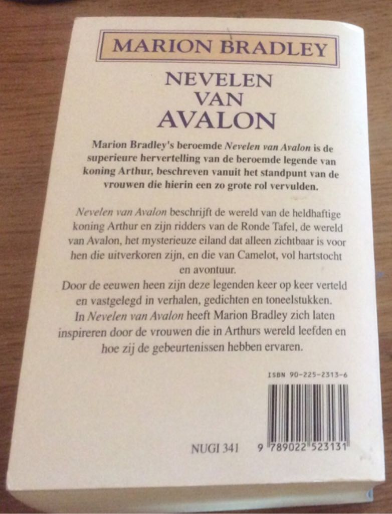 Nevelen van Avalon  (Fantasy) book collectible [Barcode 9789022523131] - Main Image 2