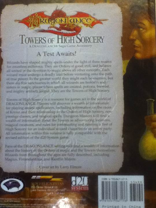 Towers Of High Sorcery - Weis, Margaret (Sovereign Press) book collectible [Barcode 9781931567176] - Main Image 2