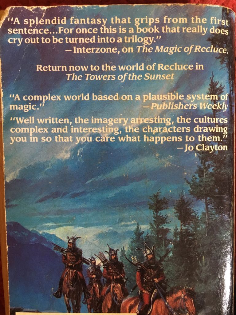 The Towers of the Sunset - L. E. Modesitt, Jr. (Tor Fantasy - Paperback) book collectible [Barcode 9780812519679] - Main Image 2
