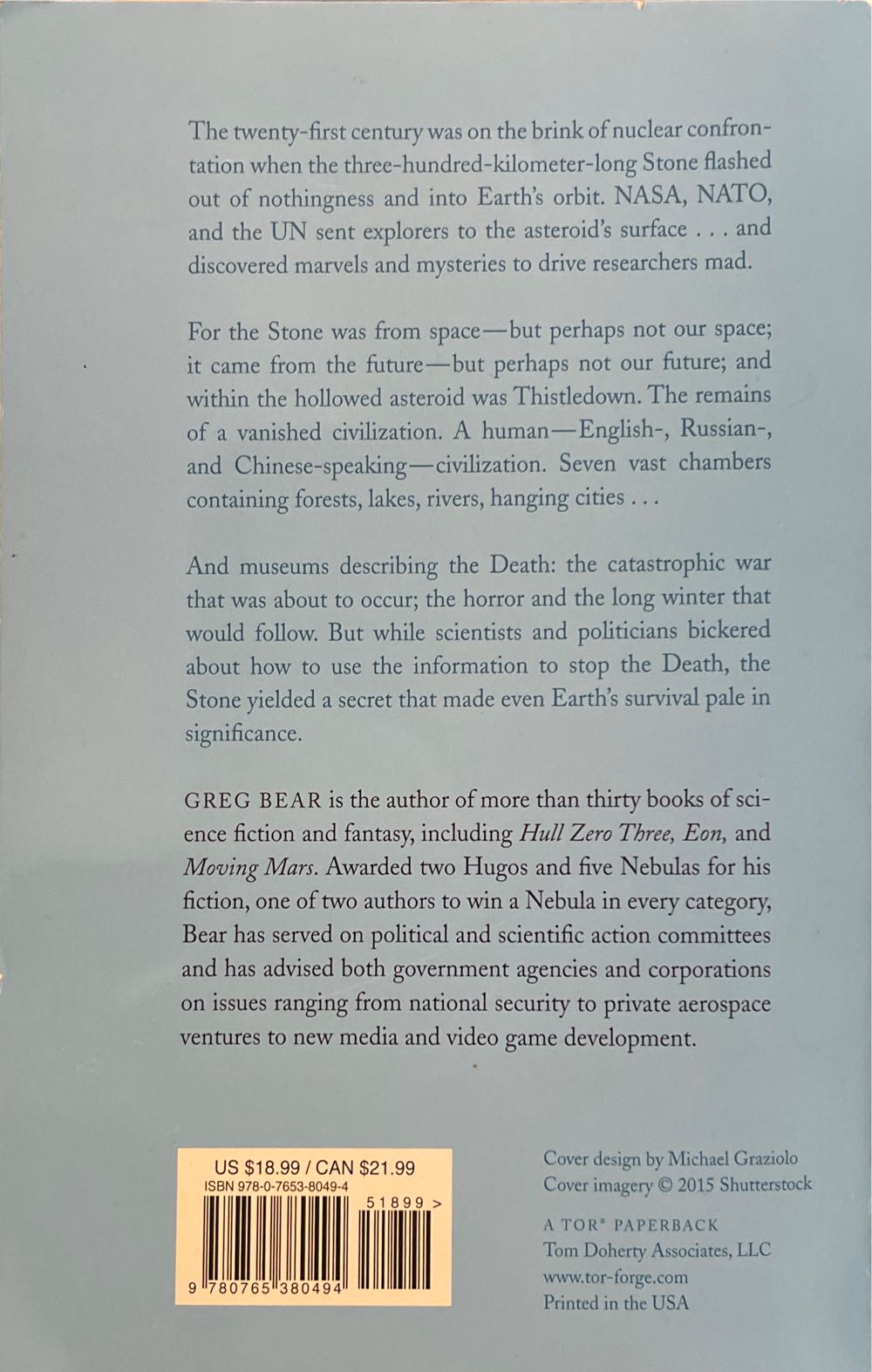 Eon - Greg Bear (Tor Books - Trade Paperback) book collectible [Barcode 9780765380494] - Main Image 2