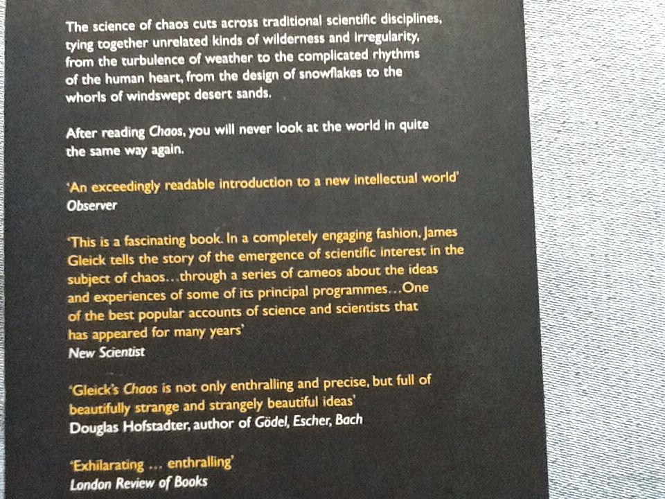 Chaos : The Amazing Science Of The Unpredictable - James Gleick (Vintage Books - Paperback) book collectible [Barcode 9780749386061] - Main Image 2