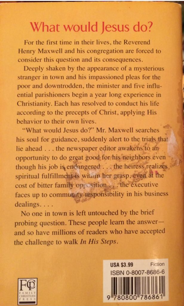 In His steps - Charles Monroe Sheldon (Paperback) book collectible [Barcode 9780800786861] - Main Image 2