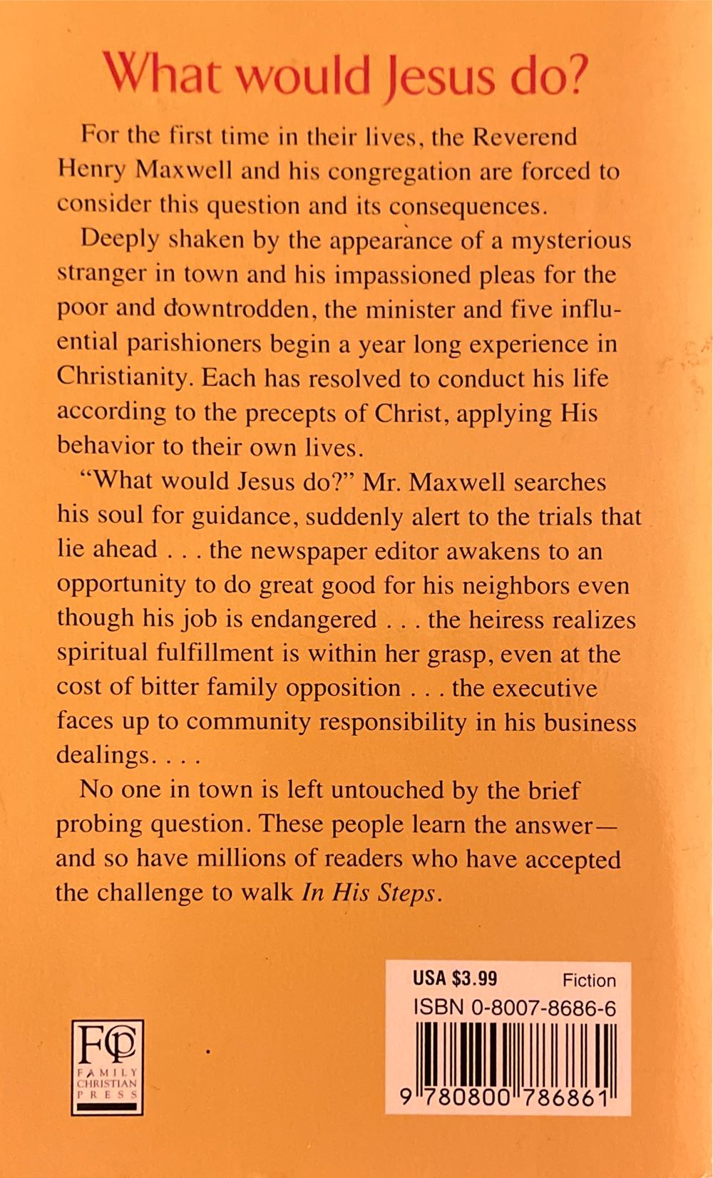 In His steps - Charles Monroe Sheldon (Paperback) book collectible [Barcode 9780800786861] - Main Image 4