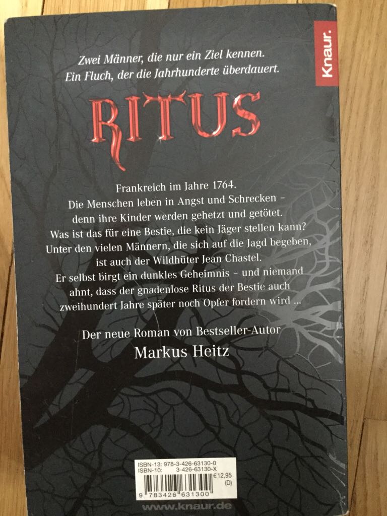 Ritus  book collectible [Barcode 9783426631300] - Main Image 2