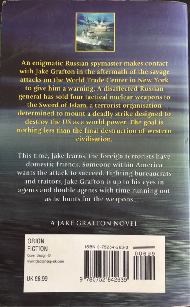 Liberty - Stephen Coonts (Orion Books - Paperback) book collectible [Barcode 9780752842639] - Main Image 2