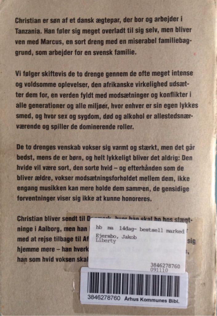 Liberty - Jakob ejersbo (Gyldendal - Paperback) book collectible [Barcode 9788702063950] - Main Image 2