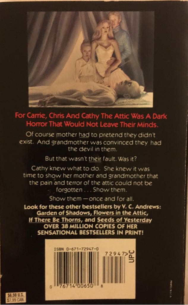 Petals On The Wind - V.C. Andrews (Pocket Books - Paperback) book collectible [Barcode 0671729470] - Main Image 2