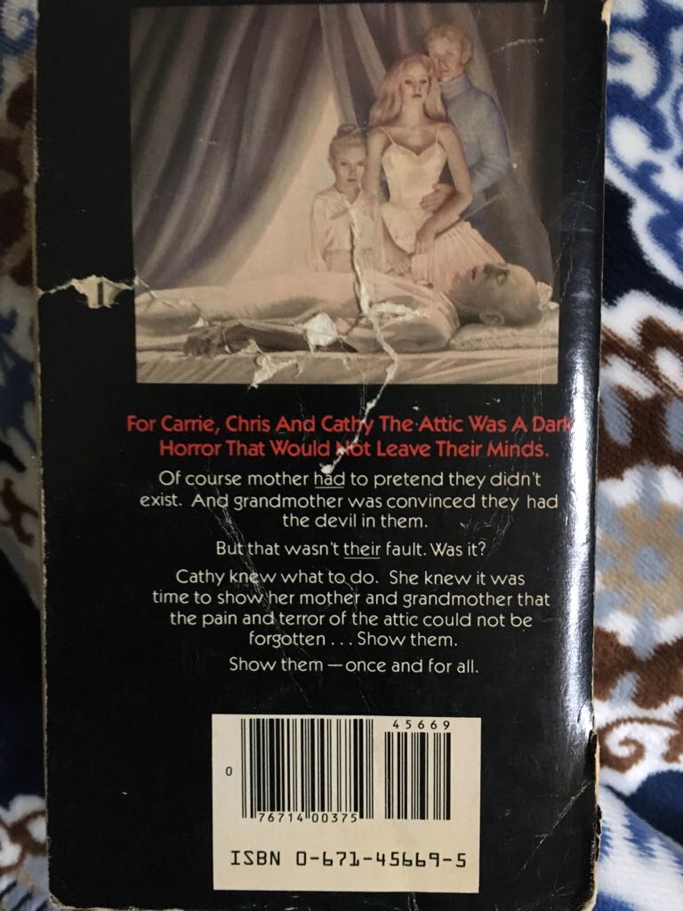 Petals On The Wind - V. C. Andrews (Simon & Schuster - Hardcover) book collectible [Barcode 9780671456696] - Main Image 2