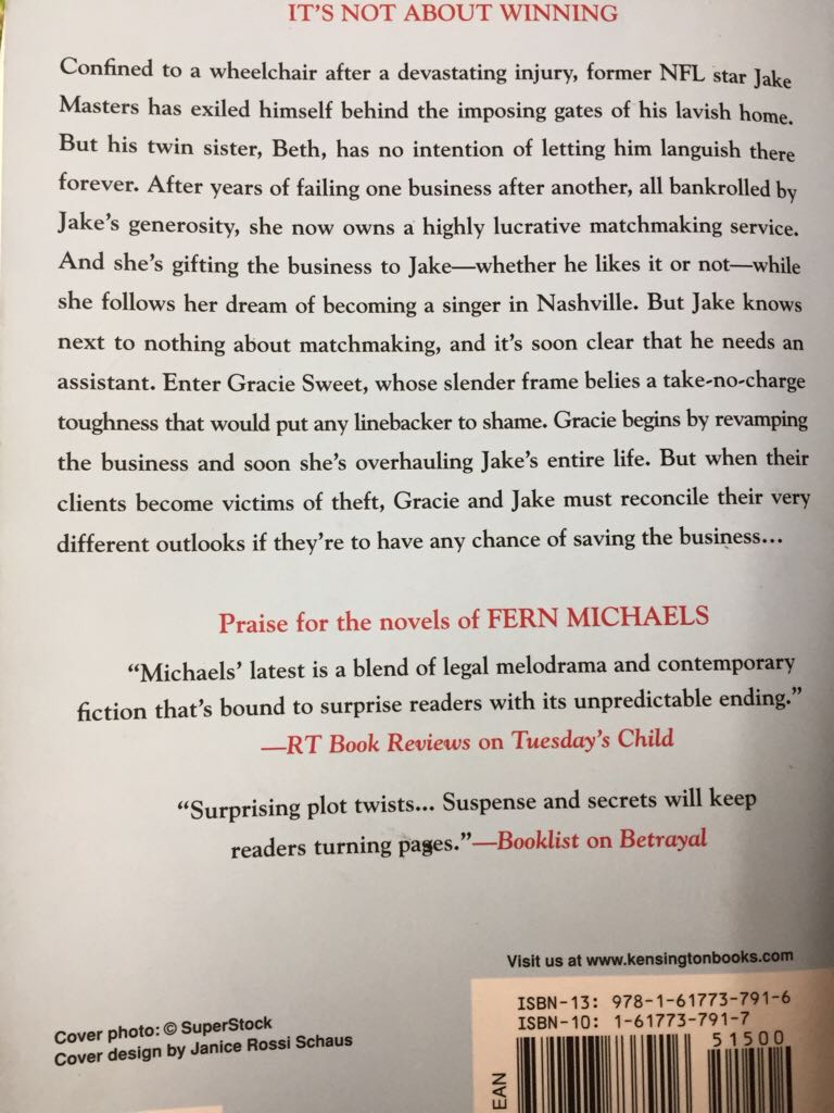 Perfect Match - Fern Michaels (Kensington - Paperback) book collectible [Barcode 9781617737916] - Main Image 2