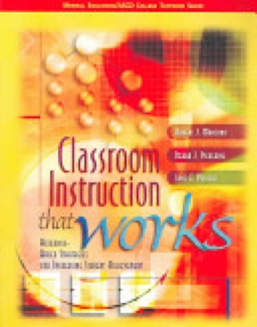 Classroom Instruction That Works - Robert J. Marzano (Prentice Hall) book collectible [Barcode 9780131195035] - Main Image 1
