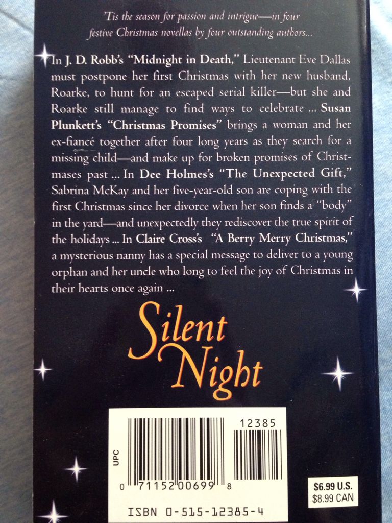 Silent Night - J. D. Robb (Jove Books - Paperback) book collectible [Barcode 9780515123852] - Main Image 2