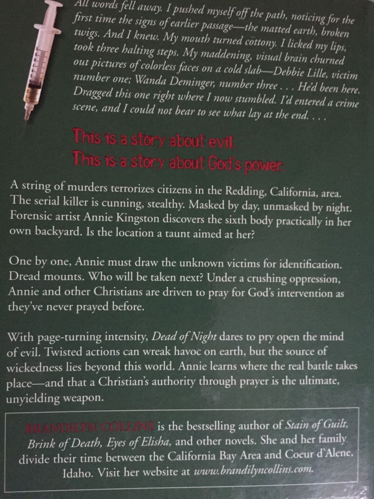 Dead Of Night - Brandilyn Collins (Zondervan - Paperback) book collectible [Barcode 9780310251057] - Main Image 2