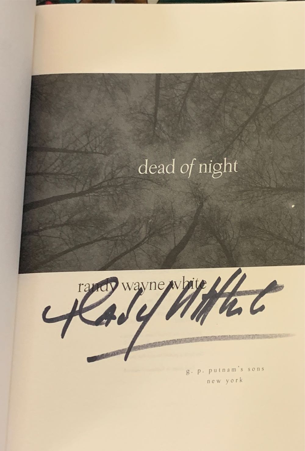 Dead of Night - Randy Wayne White (Putnam - Hardcover) book collectible [Barcode 9780399152443] - Main Image 2