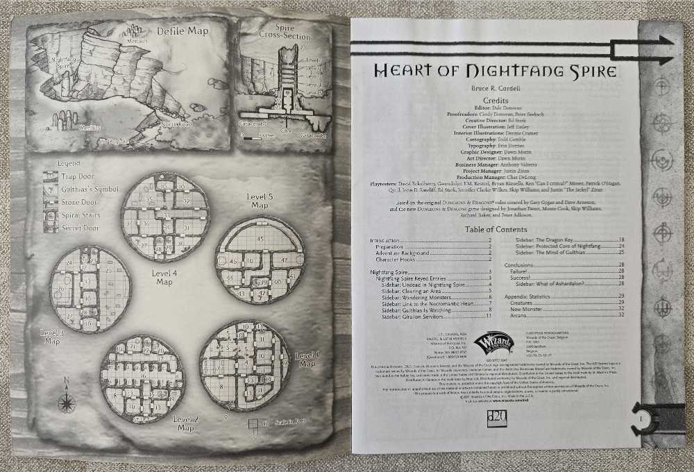 Heart of Nightfang Spire - Bruce R. Cordell (Wizards of the Coast - Paperback) book collectible [Barcode 9780786918478] - Main Image 3