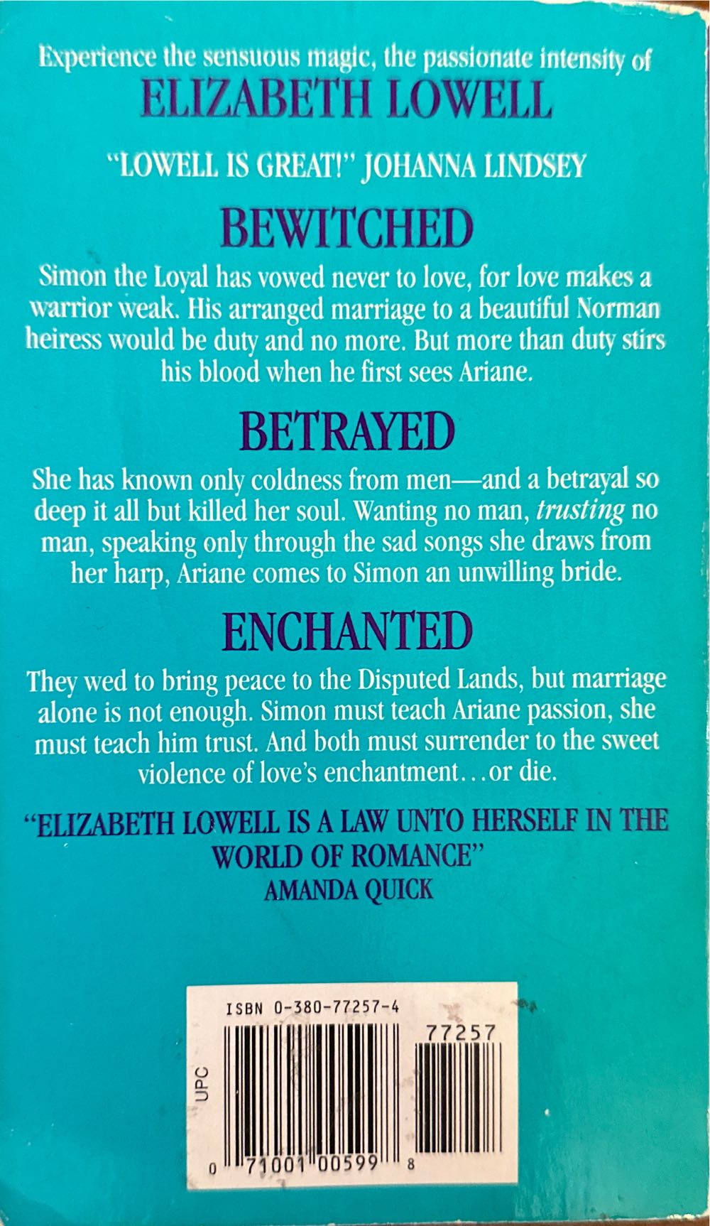 Enchanted-discarded - Elizabeth Lowell (Avon Books - Hardcover) book collectible [Barcode 9780380772575] - Main Image 3