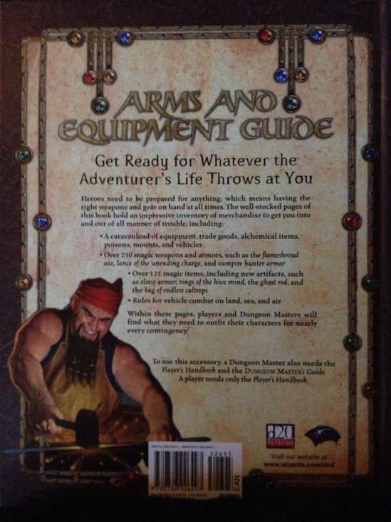 D&D 3e: Arms and Equipment Guide - Cagle/James, Wyatt/Jeff, Quick/Jesse Decker Eric (Wizards of the Coast, Inc. - Hardcover) book collectible [Barcode 9780786926497] - Main Image 2