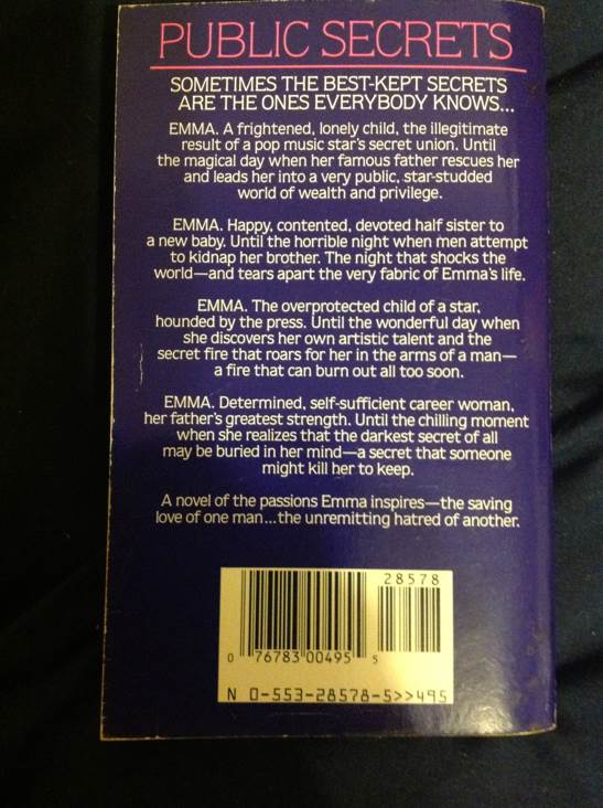 Public Secrets - Nora Roberts (Bantam Books - Paperback) book collectible - Main Image 2