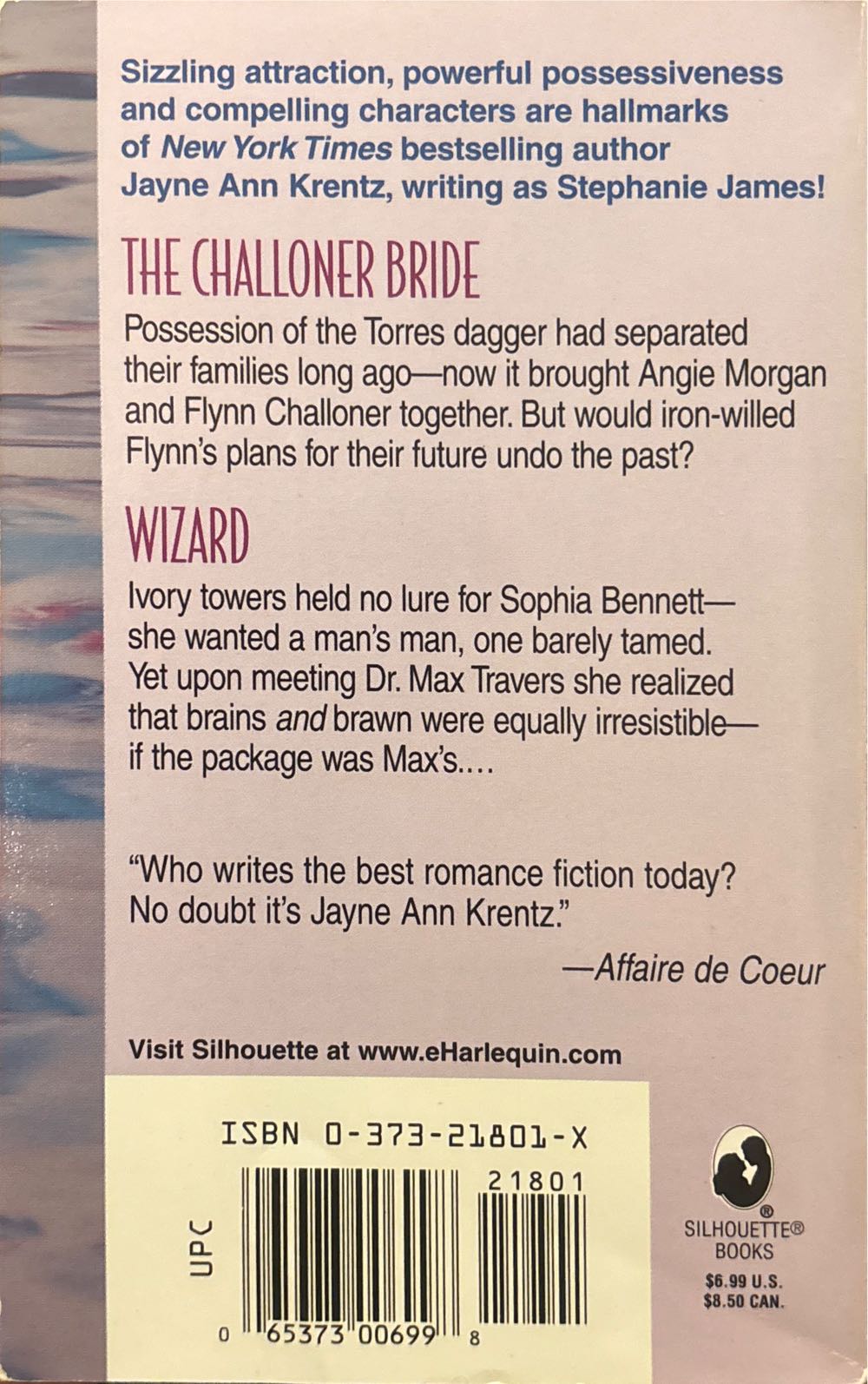 Worth The Risk - Nora Roberts (Silhouette - Paperback) book collectible [Barcode 9780373218011] - Main Image 2