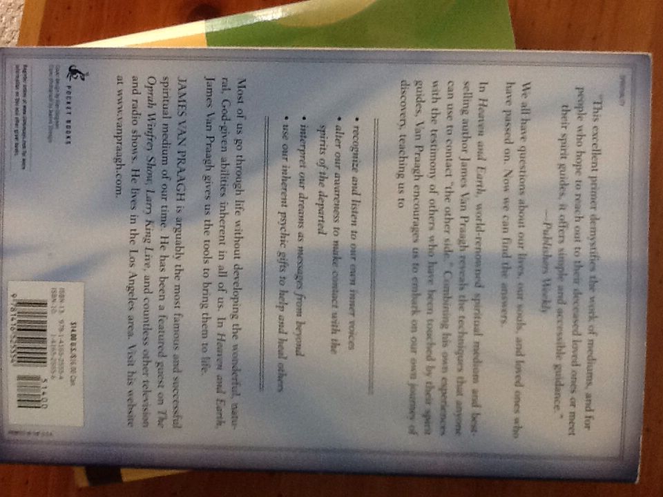 Heaven And Earth  (Gallery Books) book collectible [Barcode 9781416525554] - Main Image 2