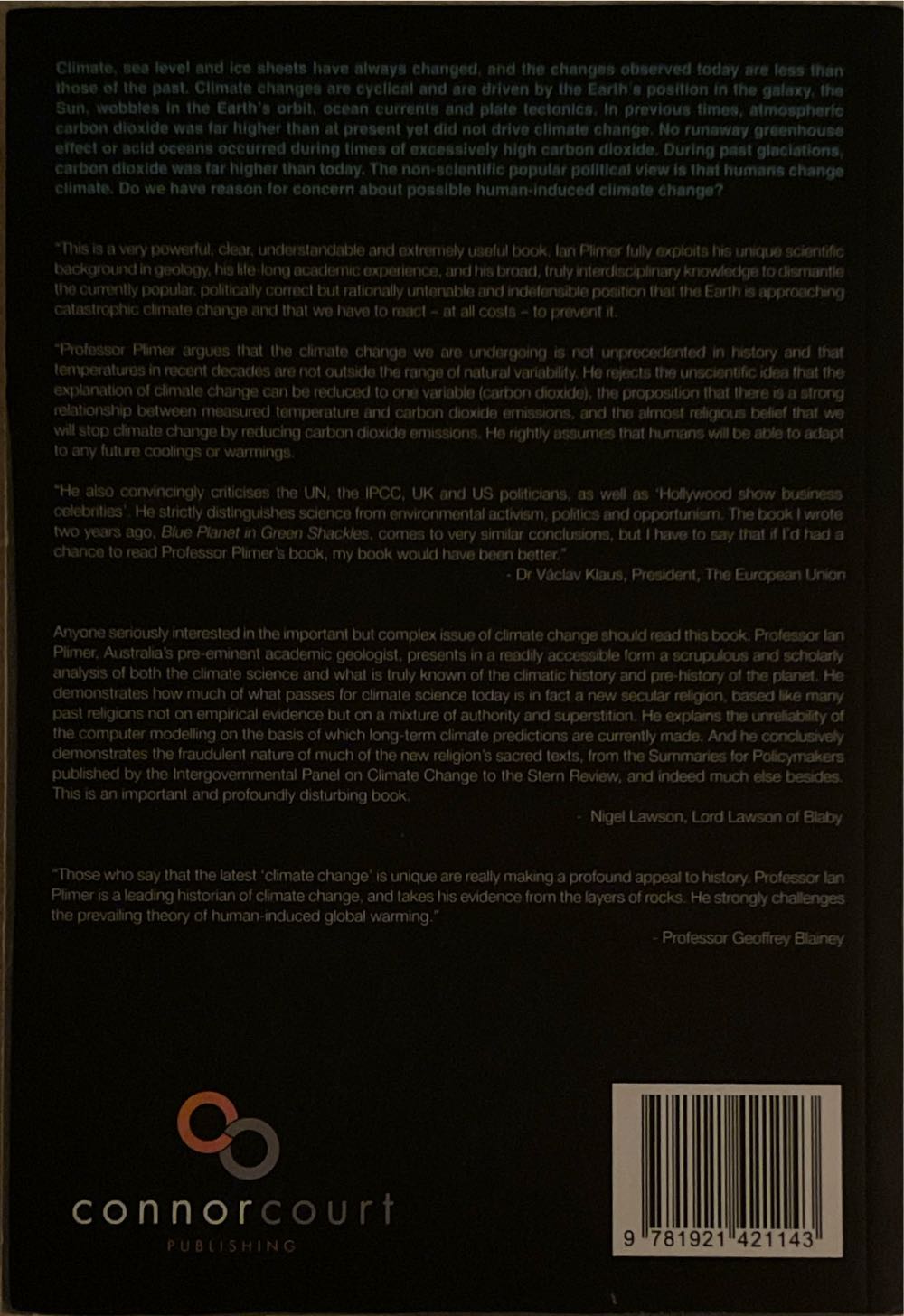 Heaven And Earth - Ian Plimer (Connor Court Publishing Pty Limited) book collectible [Barcode 9781921421143] - Main Image 2