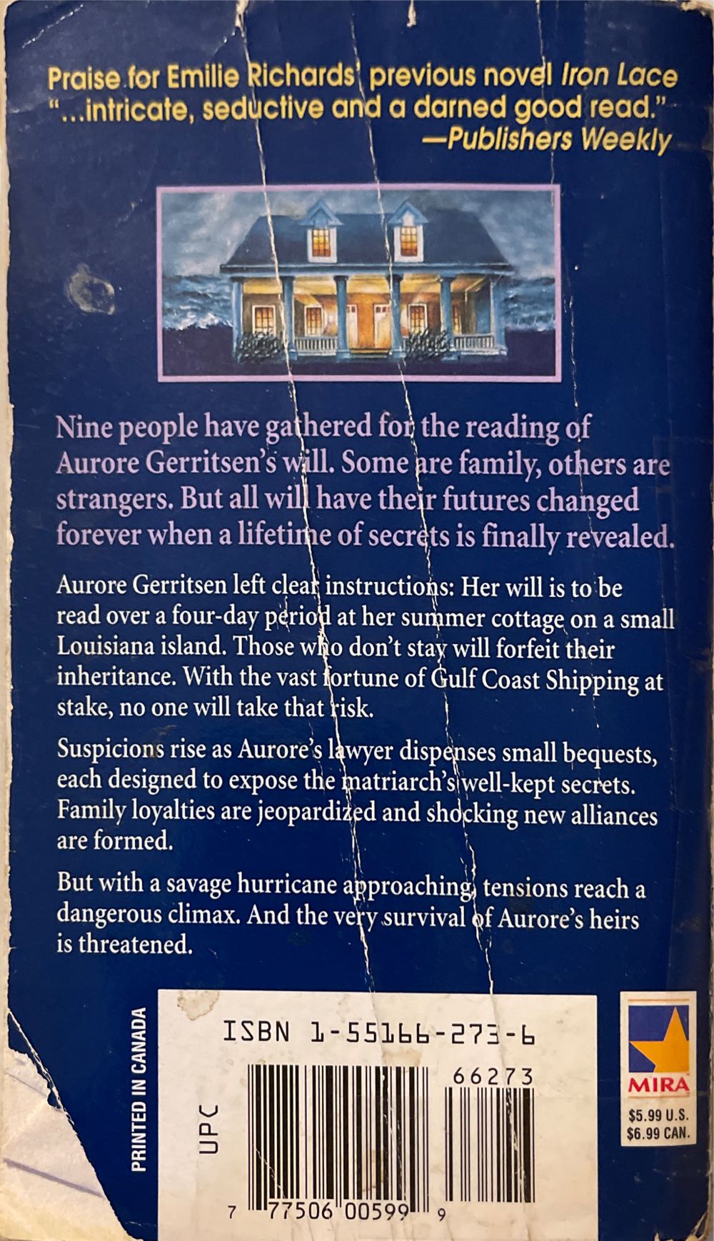Rising Tides - Emily Richards (Don Mills, Ont. : MIRA Books) book collectible [Barcode 9781551662732] - Main Image 2