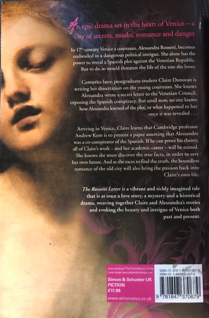 The Rossetti Letter - Christi Phillips (- Paperback) book collectible [Barcode 9781847370679] - Main Image 2