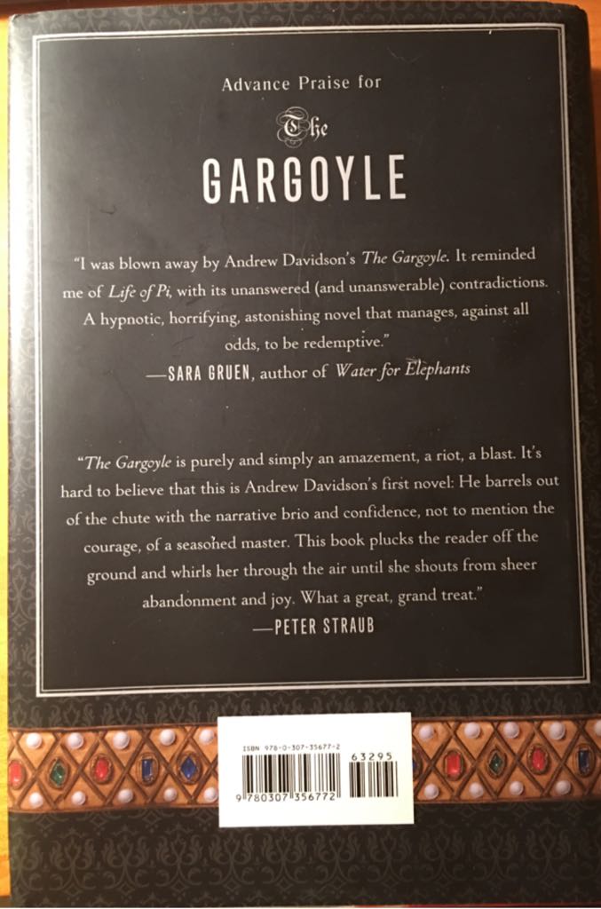 The Gargoyle - Andrew Davidson (- Hardcover) book collectible [Barcode 9780307356772] - Main Image 2