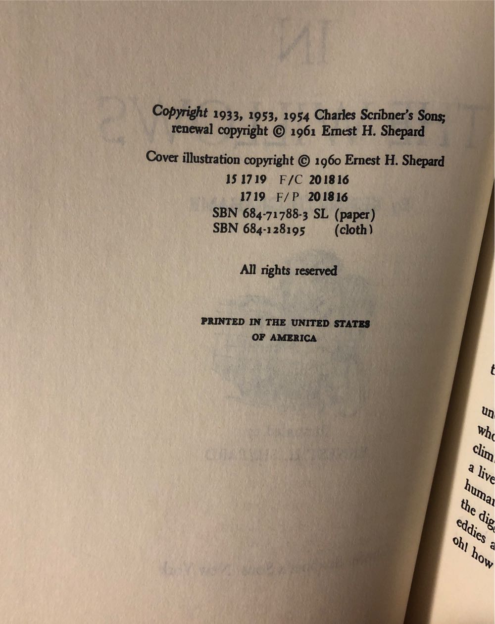 The Wind In The Willows - Tasha Tudor (The World Publishing Company - Hardcover) book collectible [Barcode 9780684128191] - Main Image 2
