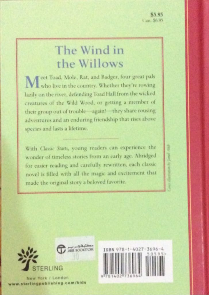 Classic Starts: The Wind In The Willows - Kenneth Grahame (Aerie Books, Ltd.) book collectible [Barcode 9781402736964] - Main Image 2
