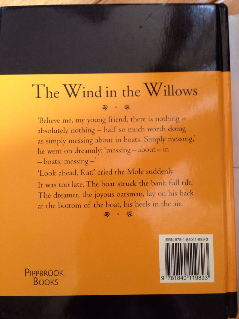 The Wind In The Willows - Kenneth Grahame (Pipbrook Books) book collectible [Barcode 9781840119893] - Main Image 2