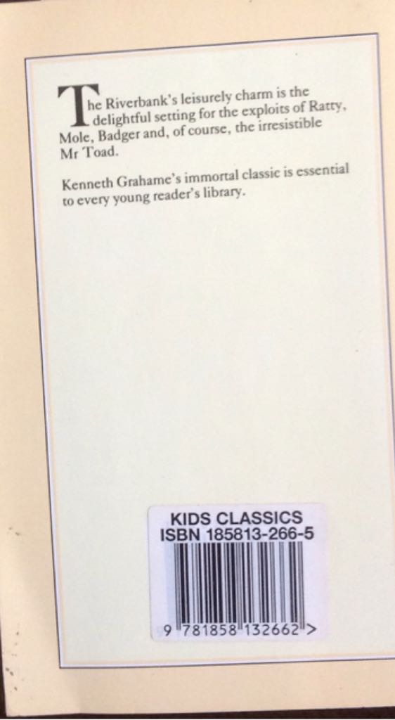 The Wind In The Willows - Grahame, Kenneth book collectible [Barcode 9781858132662] - Main Image 2