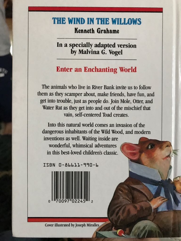 Great Illustrated Classics: The Wind In The Willows - Kenneth Grahame (Baronet Books - Hardcover) book collectible - Main Image 2
