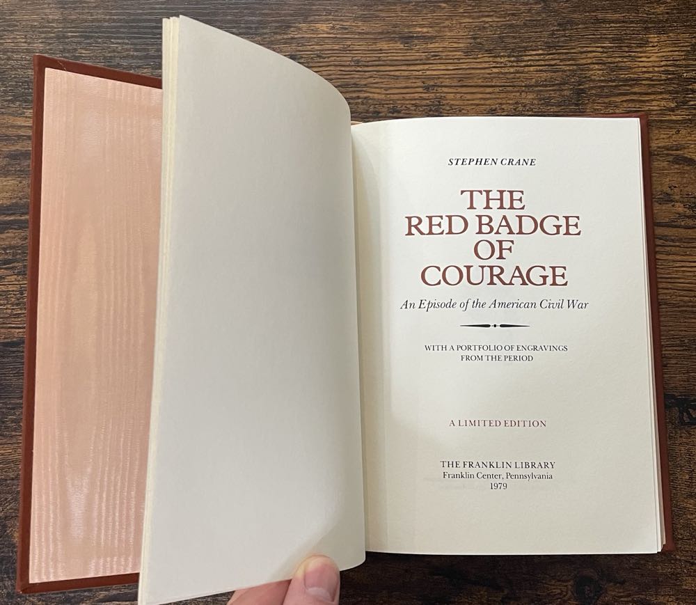 The Red Badge Of Courage - Stephen Crane (The Franklin Library - Calf-Binding) book collectible - Main Image 4