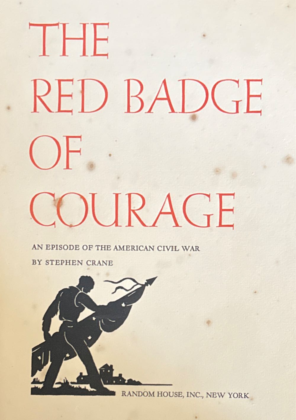 The Red Badge Of Courage - Stephen  Crane (Random House, Inc, New York - Hardcover) book collectible - Main Image 2