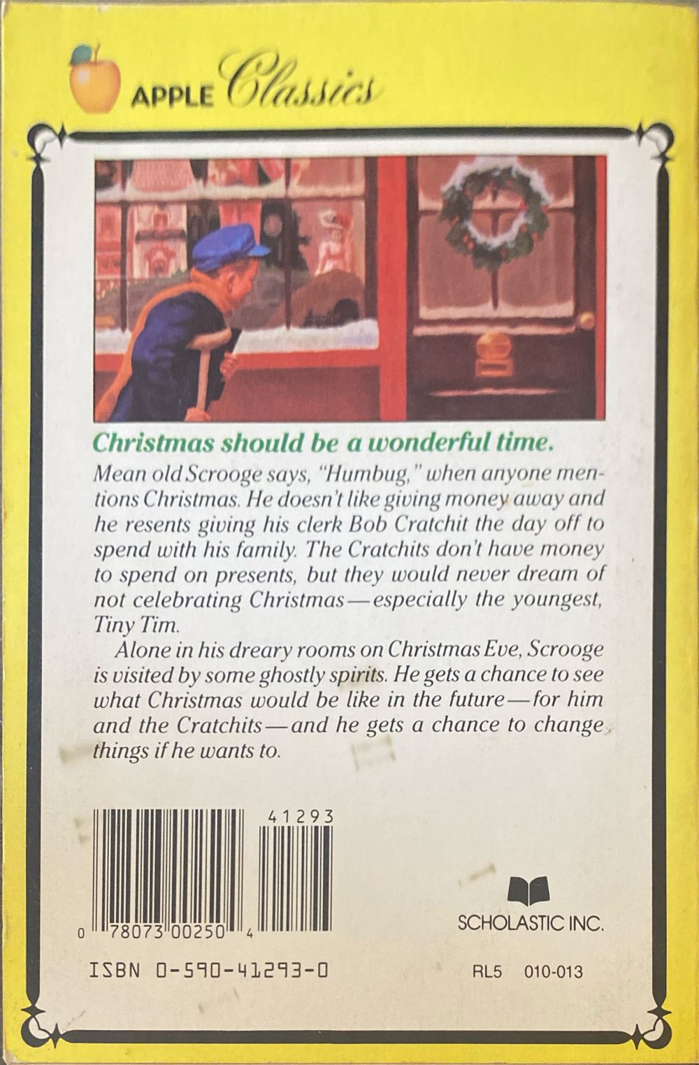 Christmas Carol, A - Charles Dickens (Scholastic Paperbacks - Paperback) book collectible [Barcode 9780590412933] - Main Image 2